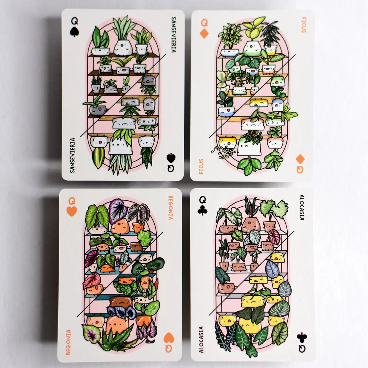 Spielkartenset "Full House of Plants"